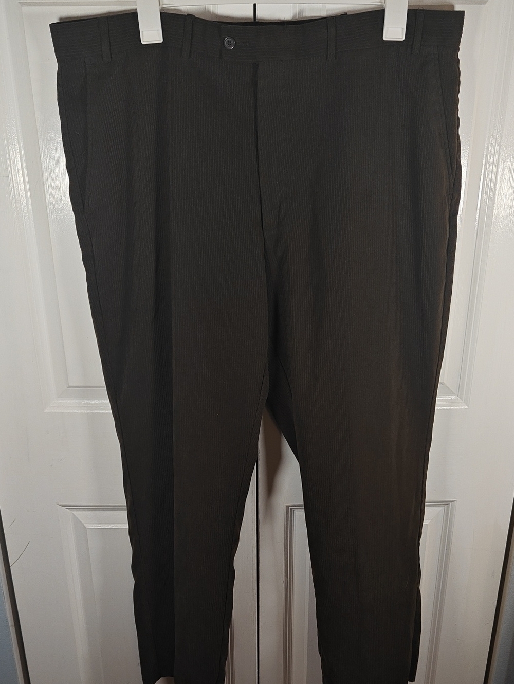 Haband Men's Brown Fine Wale Corduroy Pants Waist 43